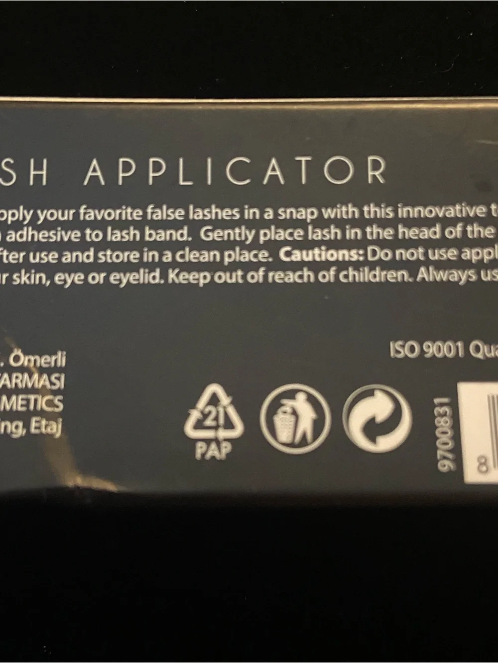 Farmasi Black Lash Applicator with Pink Accent New in original box